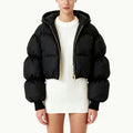Hooded Women's Edgy Warm Outerwear