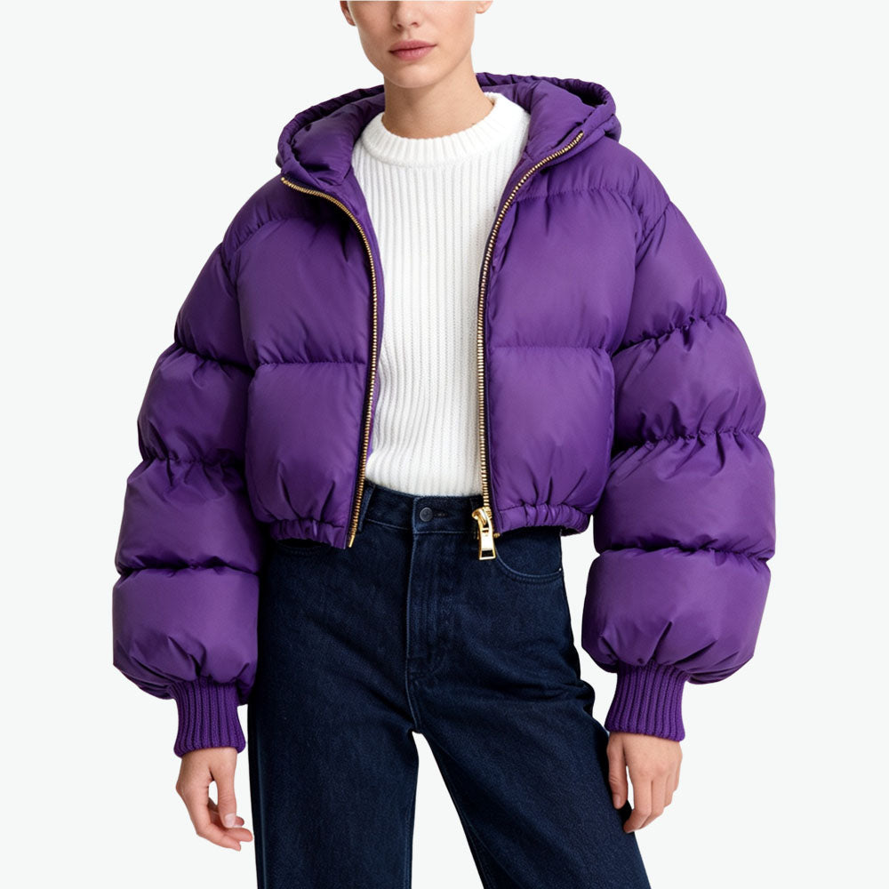 Hooded Women's Edgy Eye-Catching Outerwear