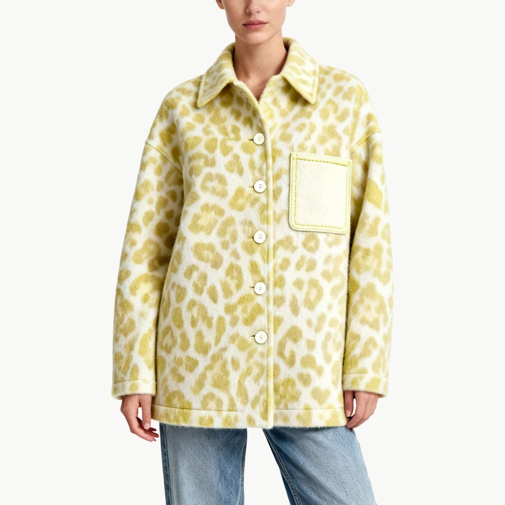 Women's Unique Trendy Leopard Print Outerwear