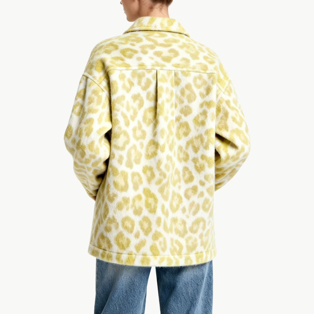 Women's Unique Trendy Leopard Print Outerwear