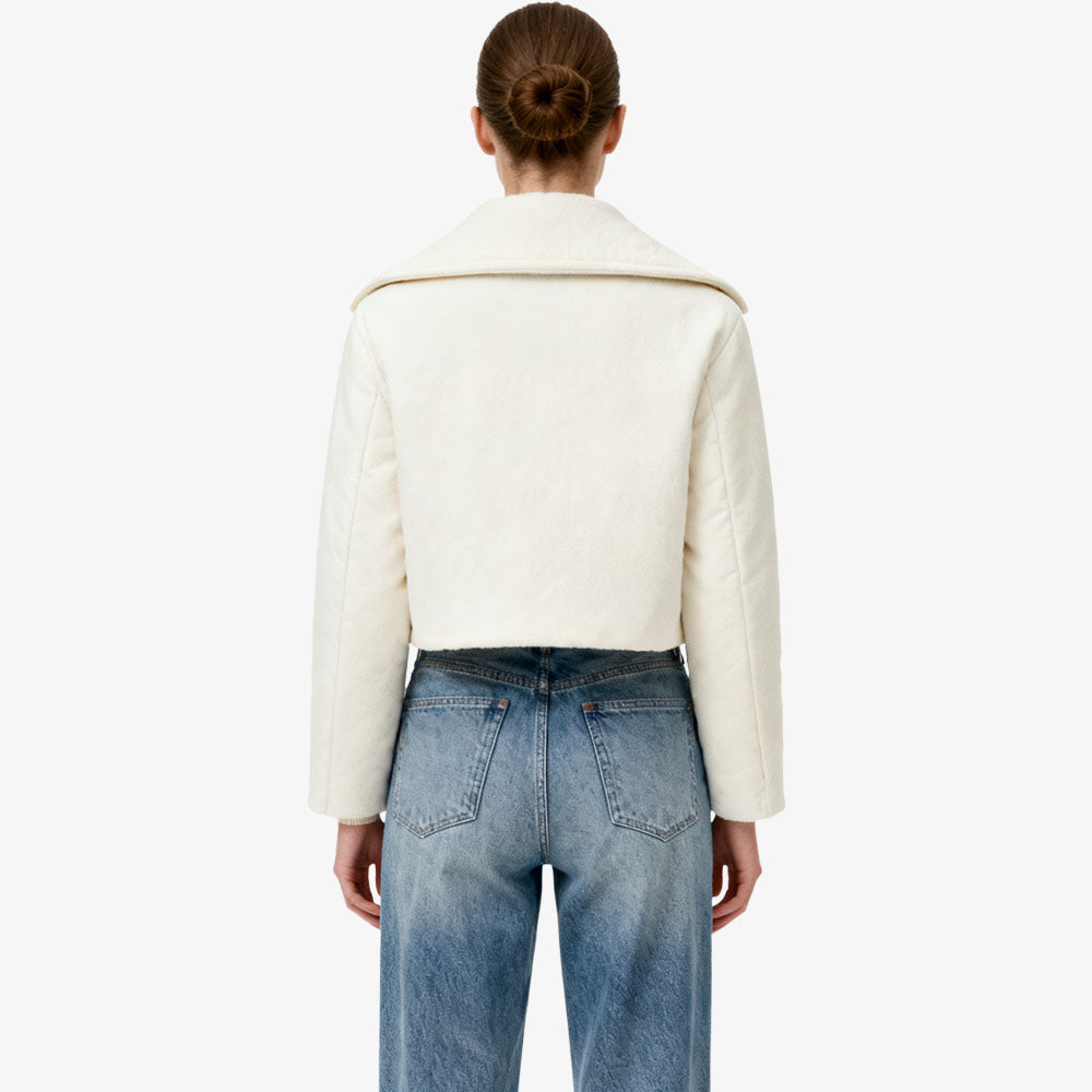 Retro-Style Single-Row Button Women's Fashion Casual Jacket