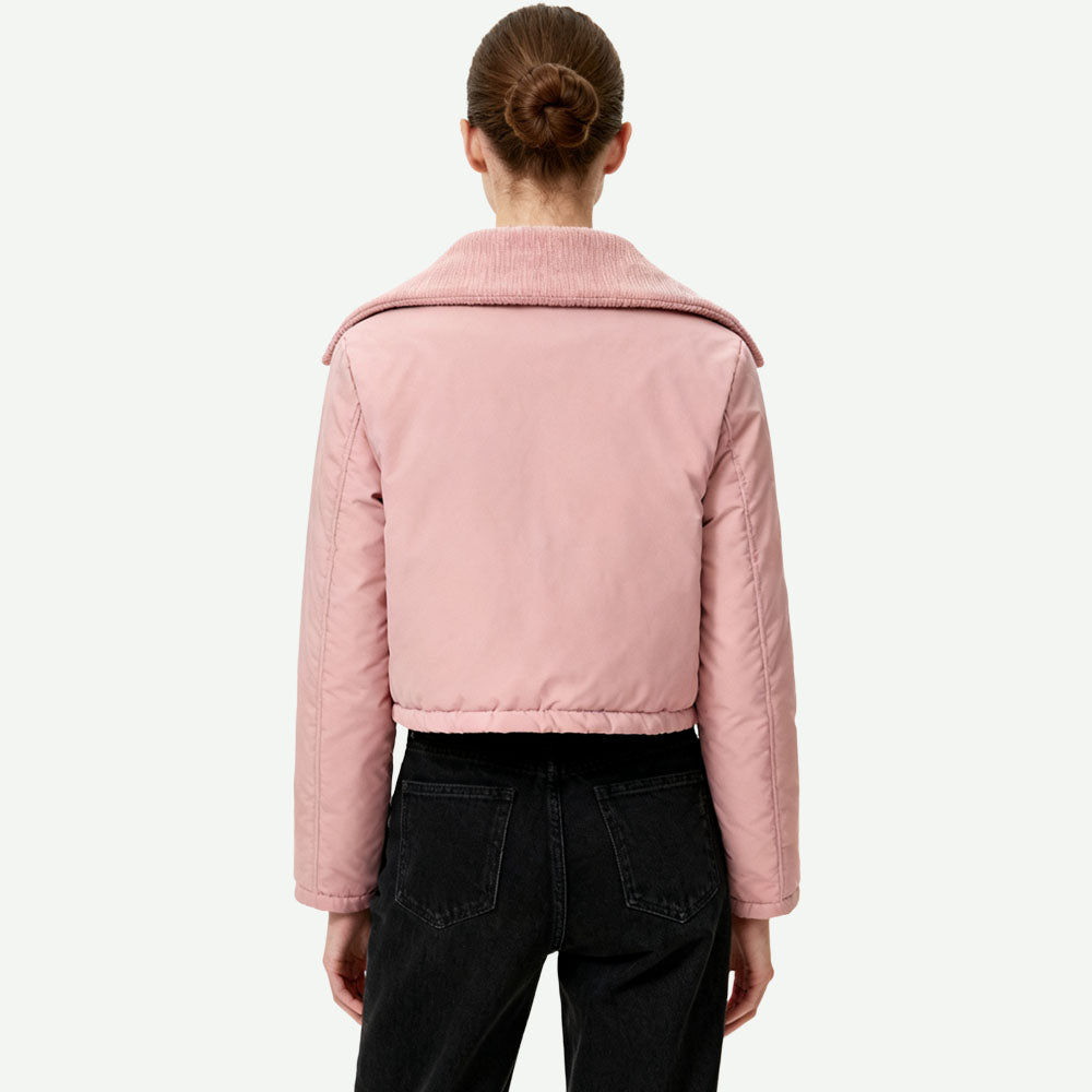 Wide Lapel Single-Row Button Women's Fashion Warm Outerwear