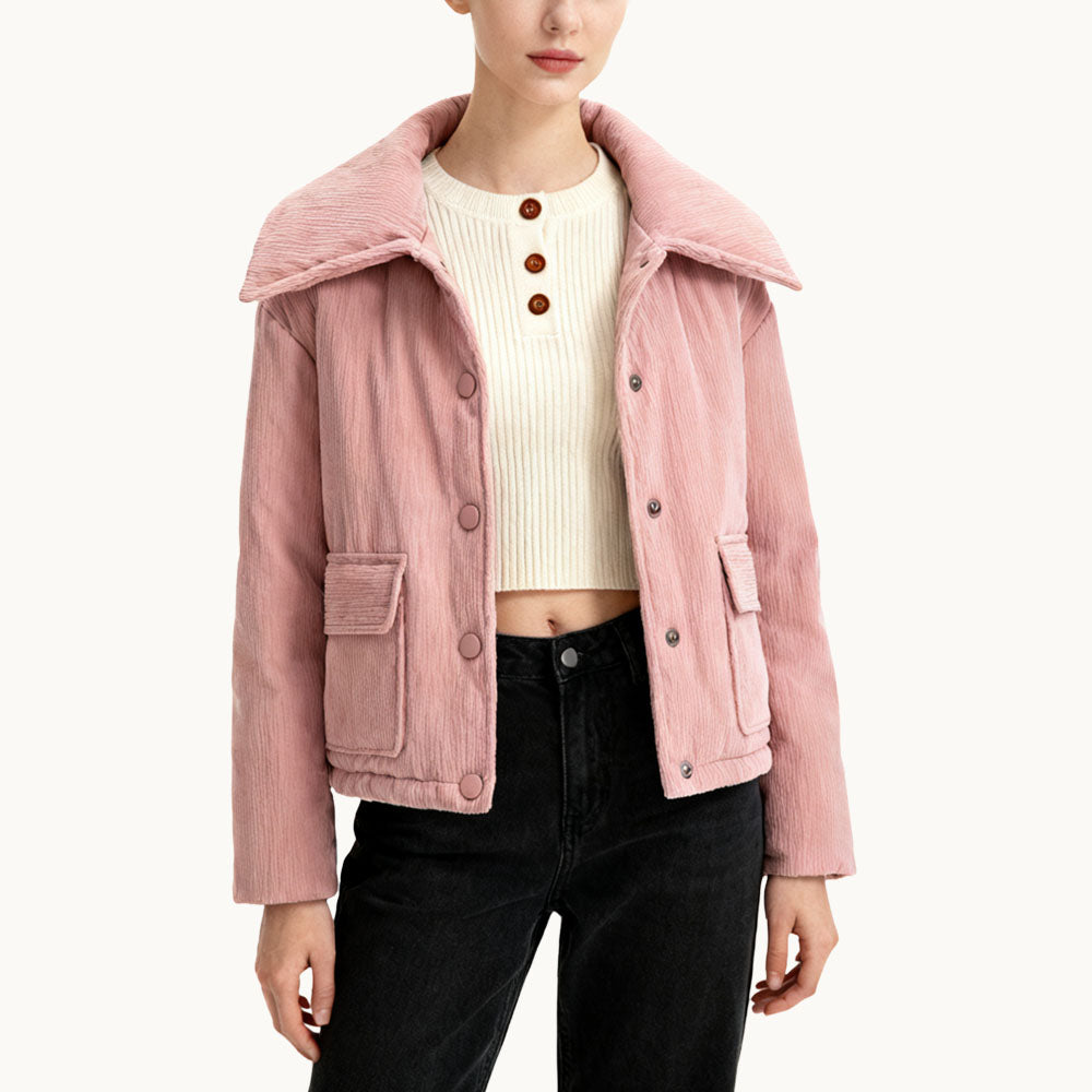 Women's Minimalist-Style Fashion Jacket Outerwear