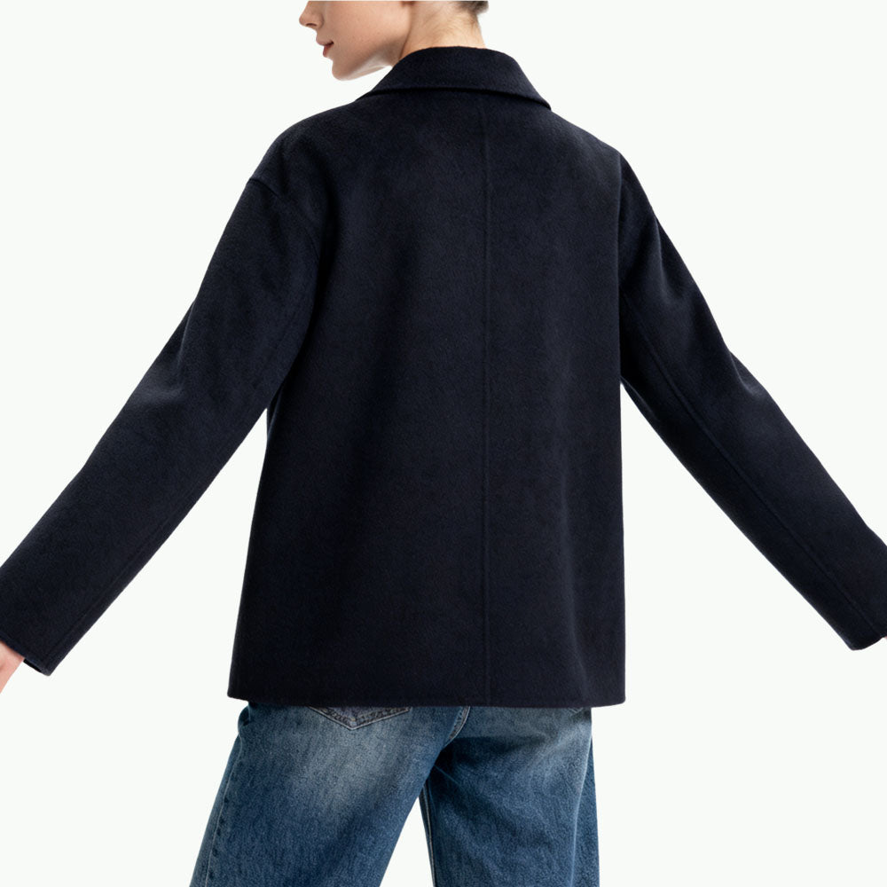 Lapel Women's Minimalist High-End Outerwear