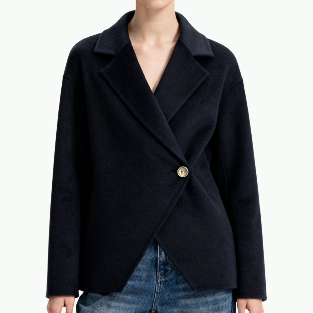 Lapel Women's Minimalist High-End Outerwear