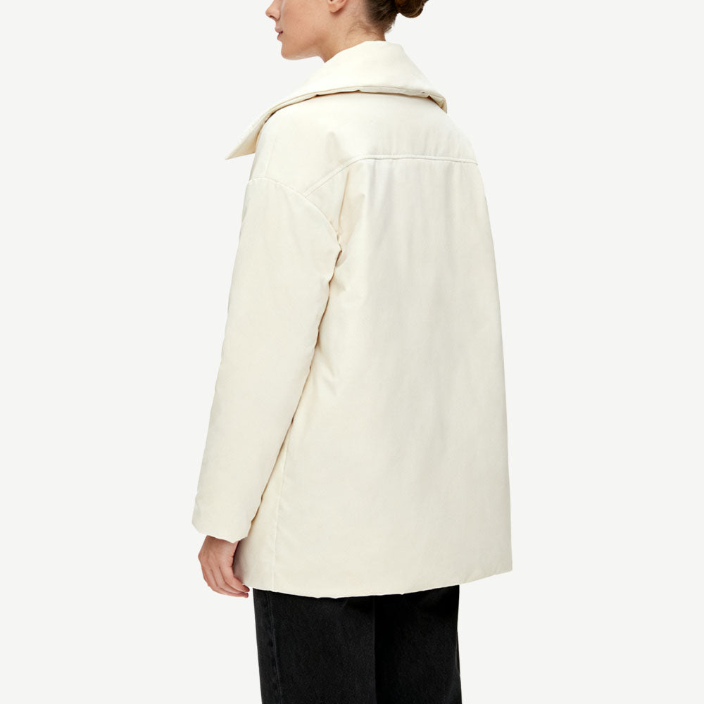 Single-Row Button Women's Fashion Warm Outerwear