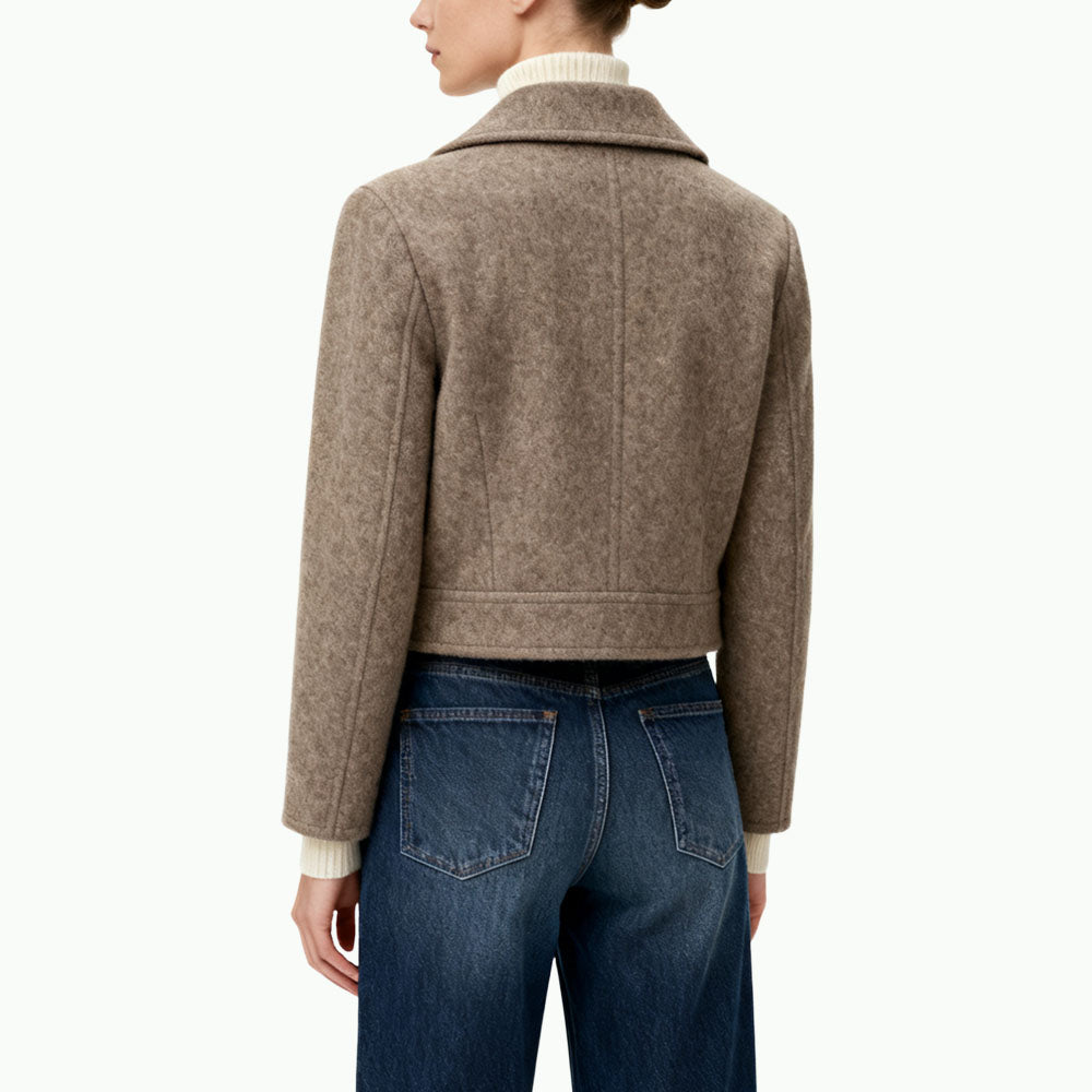 Zip Women's Minimalist-Style Jacket