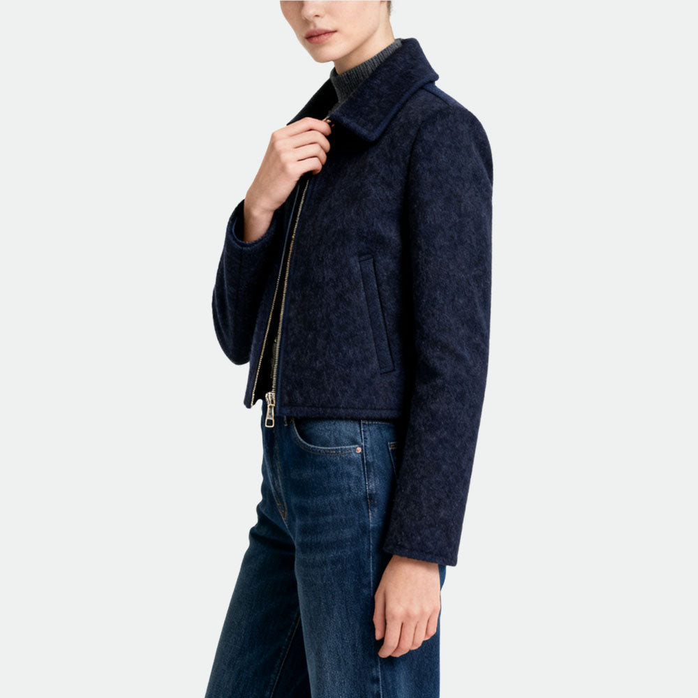 Zip Women's Minimalist-Style Outerwear