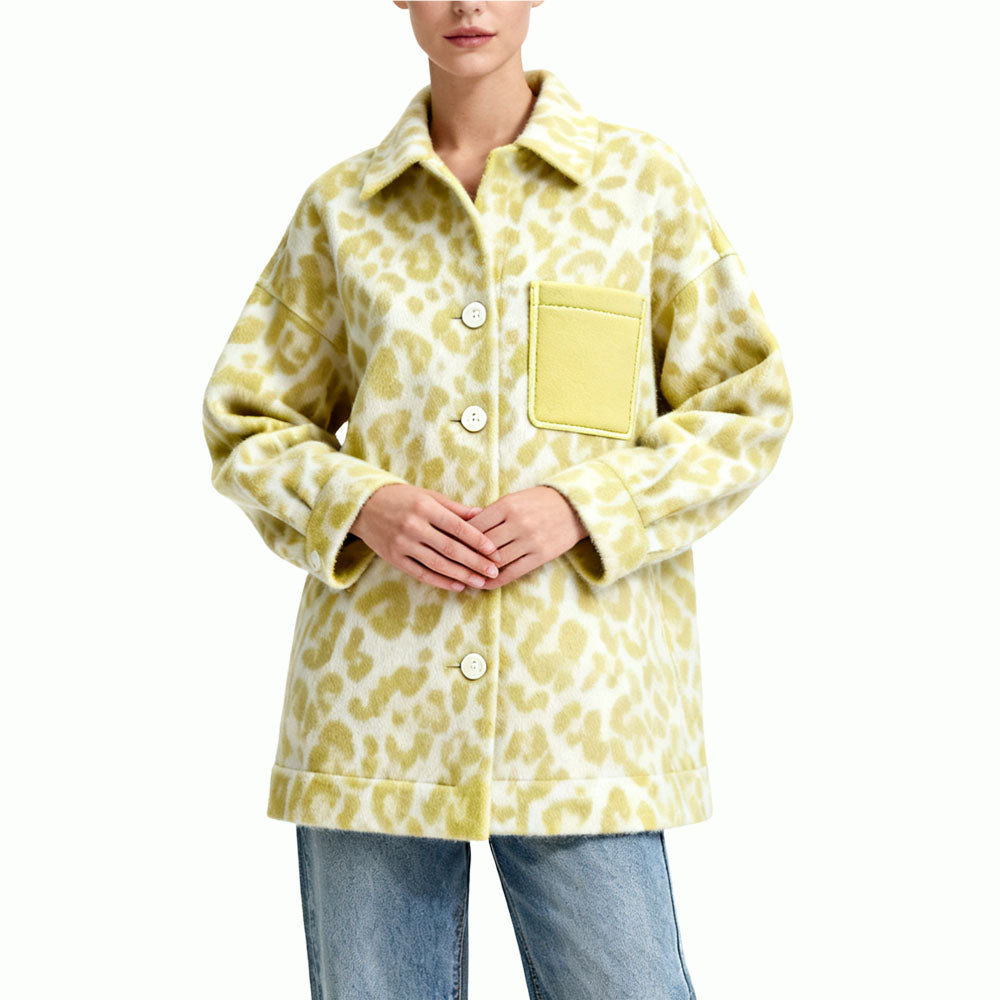 Women's Fashionable Trendy Leopard Print Outerwear