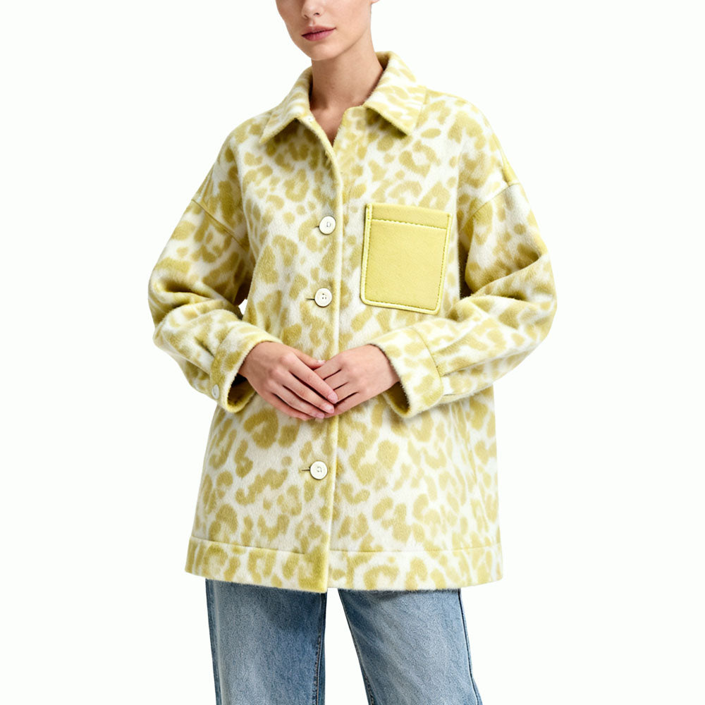 Women's Fashionable Trendy Leopard Print Outerwear
