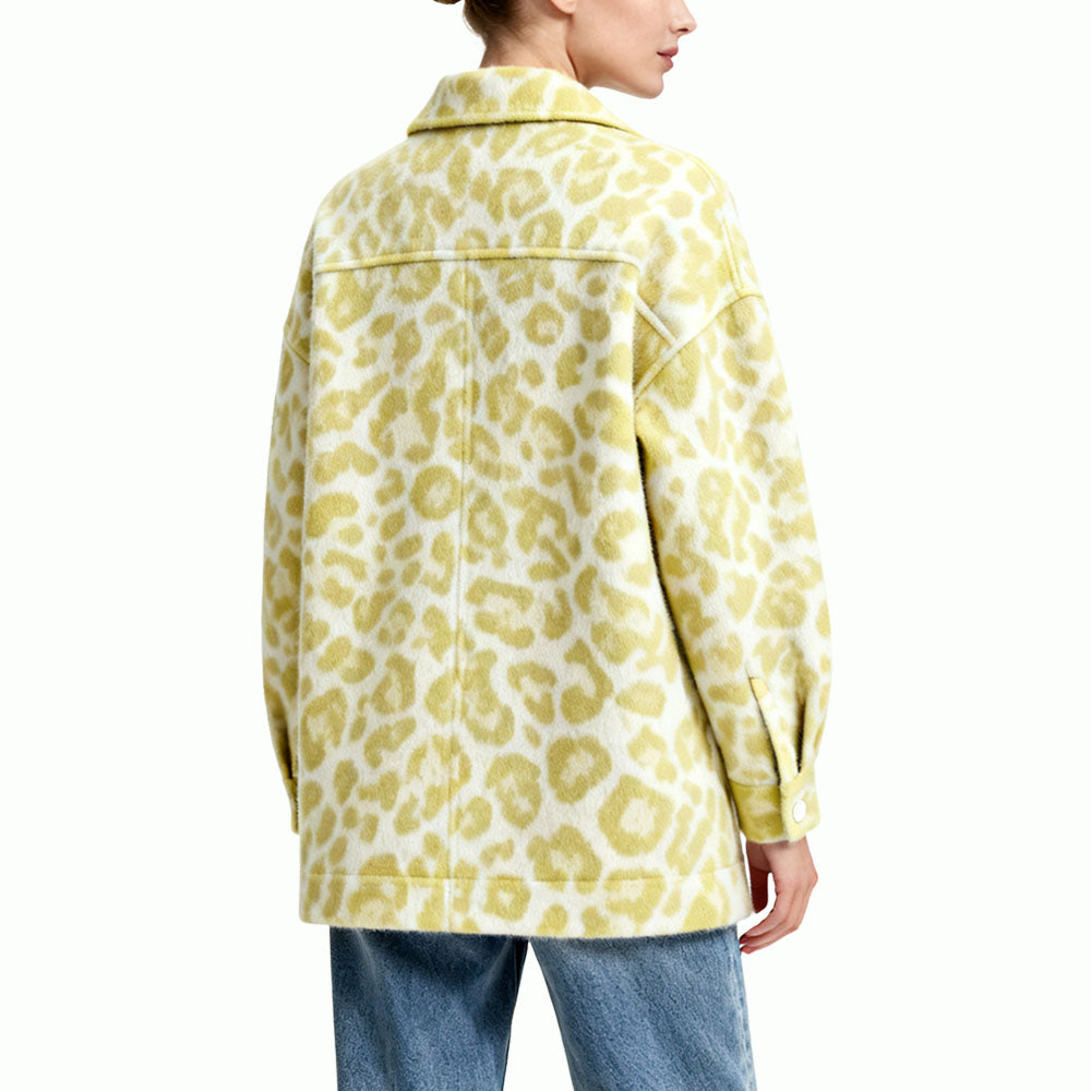 Women's Fashionable Trendy Leopard Print Outerwear