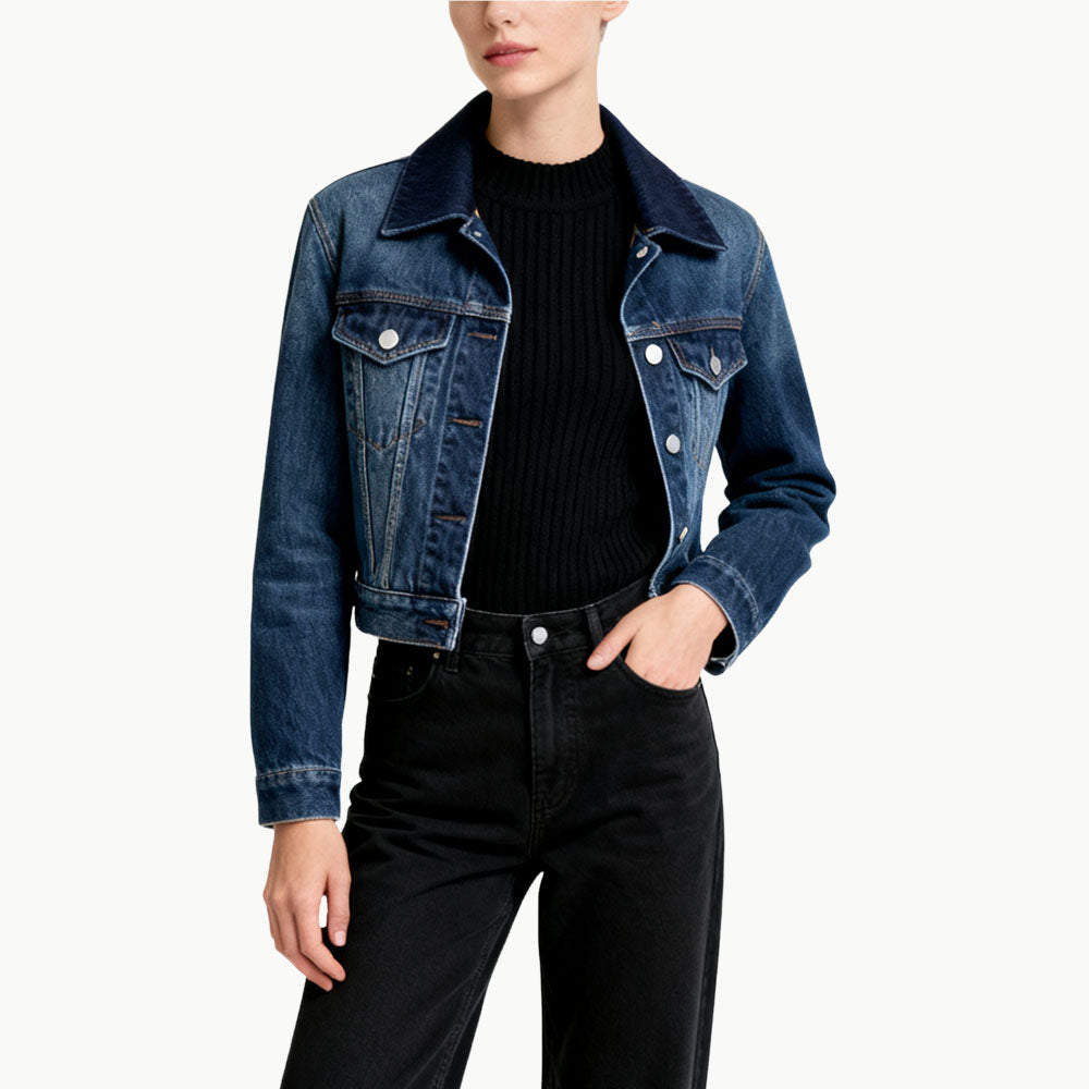 Women's Fashionable Trendy Retro Jacket Outerwear
