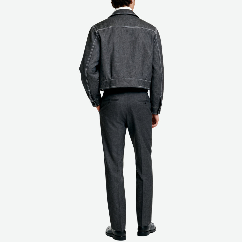 Multi-Pocket Lapel Men's Retro High-End Outerwear