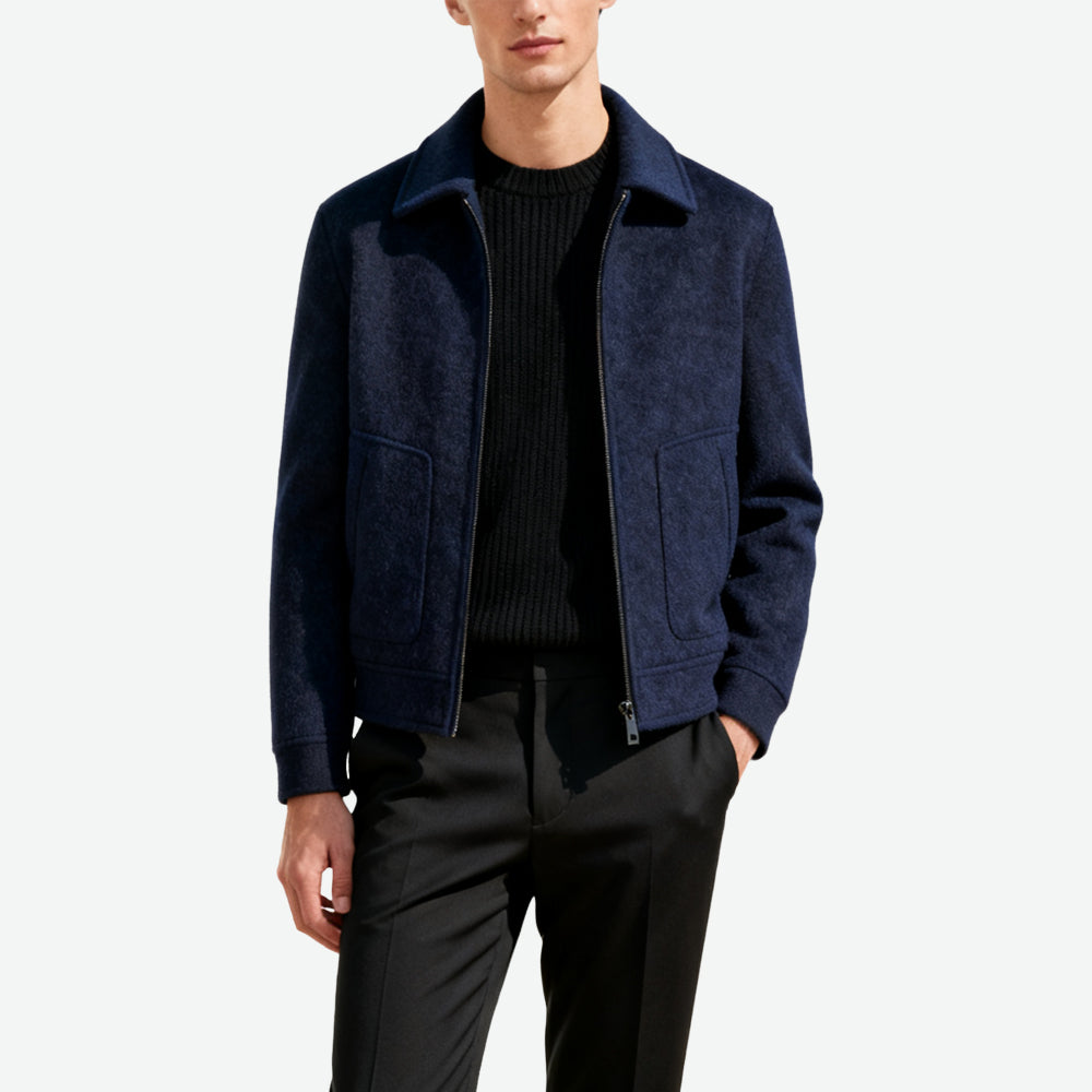 Lapel Men's Minimalist High-End Outerwear