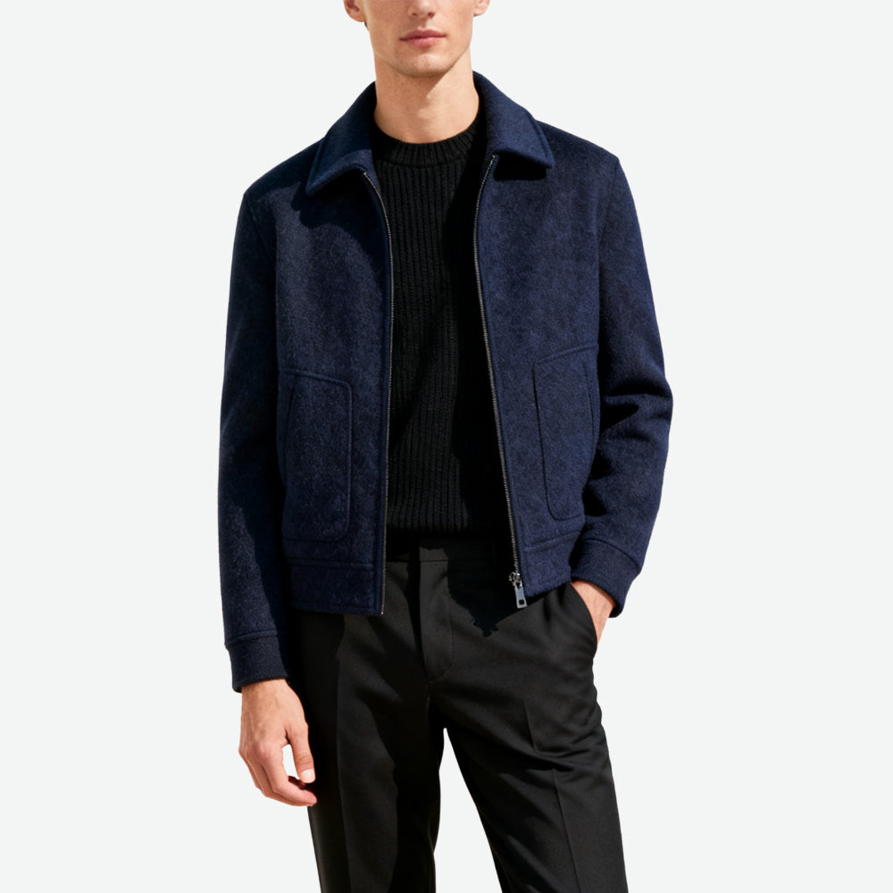Lapel Men's Minimalist High-End Outerwear