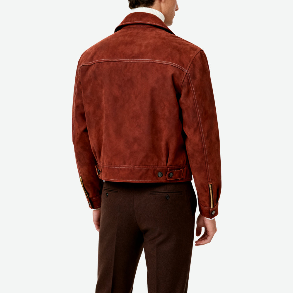 Lapel Jacket Men's Retro Fashionable Outerwear