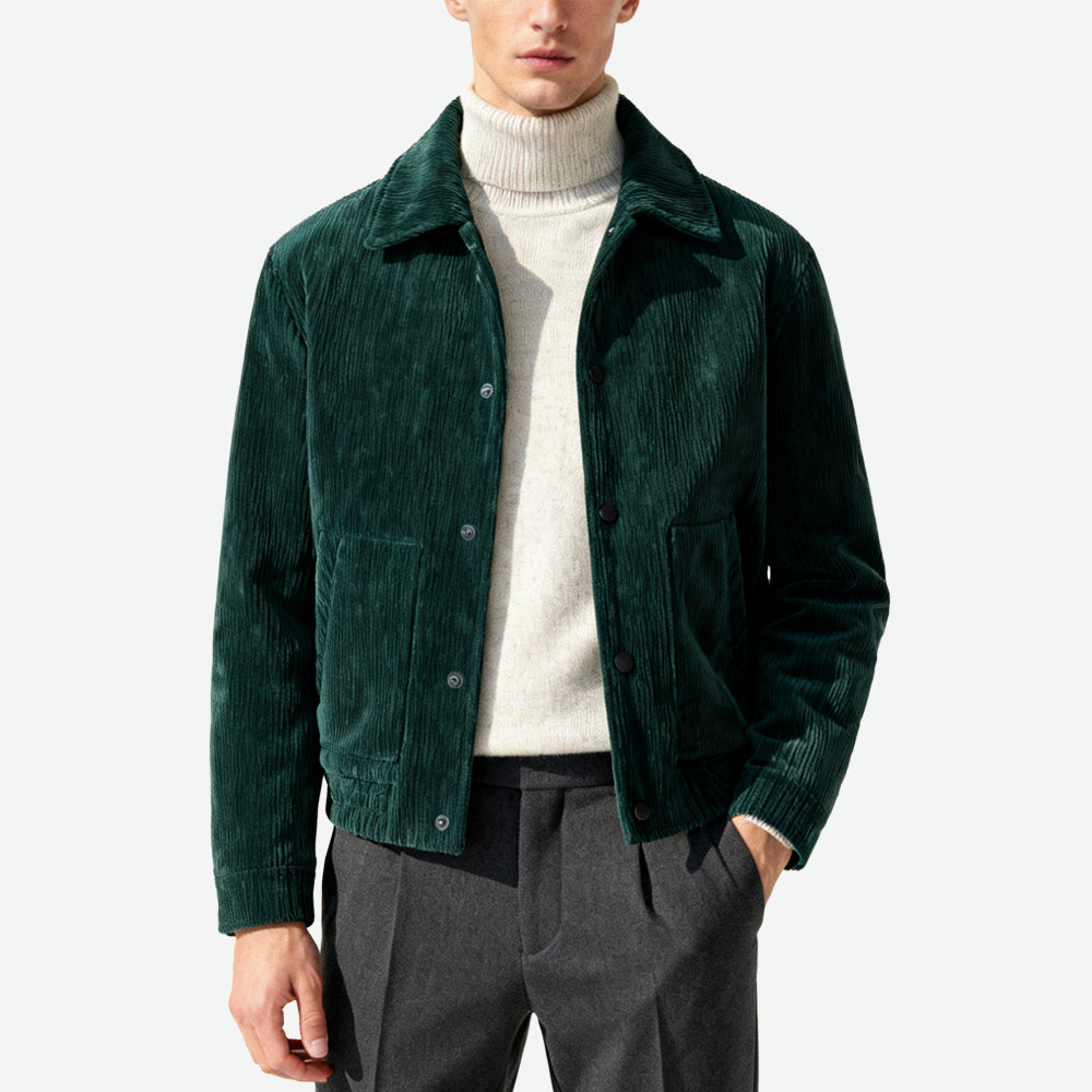 Lapel Men's Retro Fashionable Outerwear