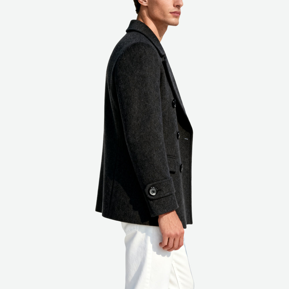 Double-Breasted Men's Classic High-End Outerwear
