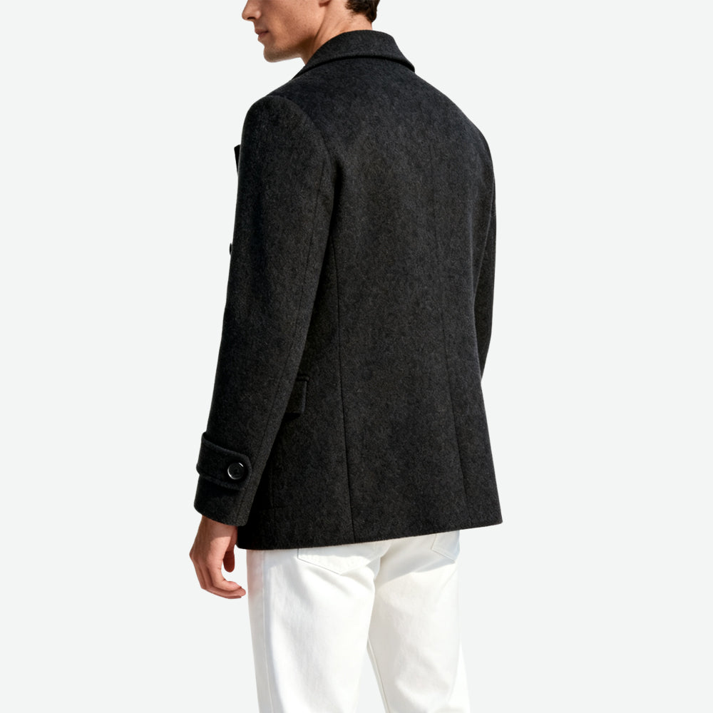 Double-Breasted Men's Classic High-End Outerwear