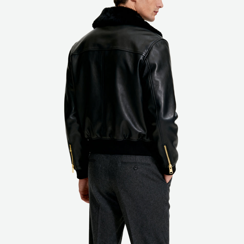 Bomber Jacket Men's Chic Retro Outerwear