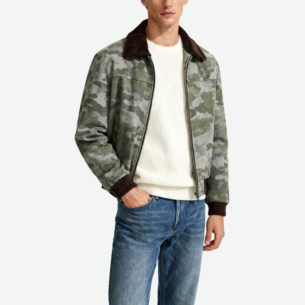 Camo Men's Stylish Retro Outerwear