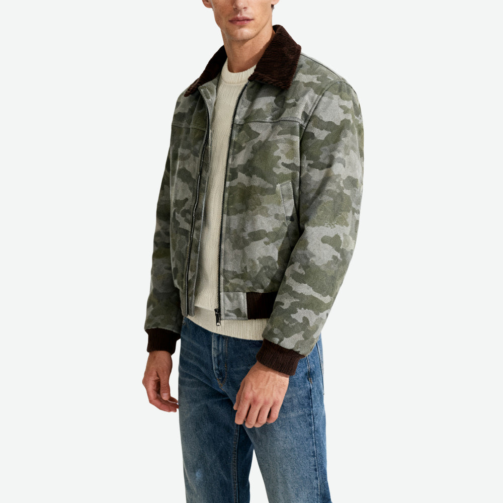 Camo Men's Stylish Retro Outerwear