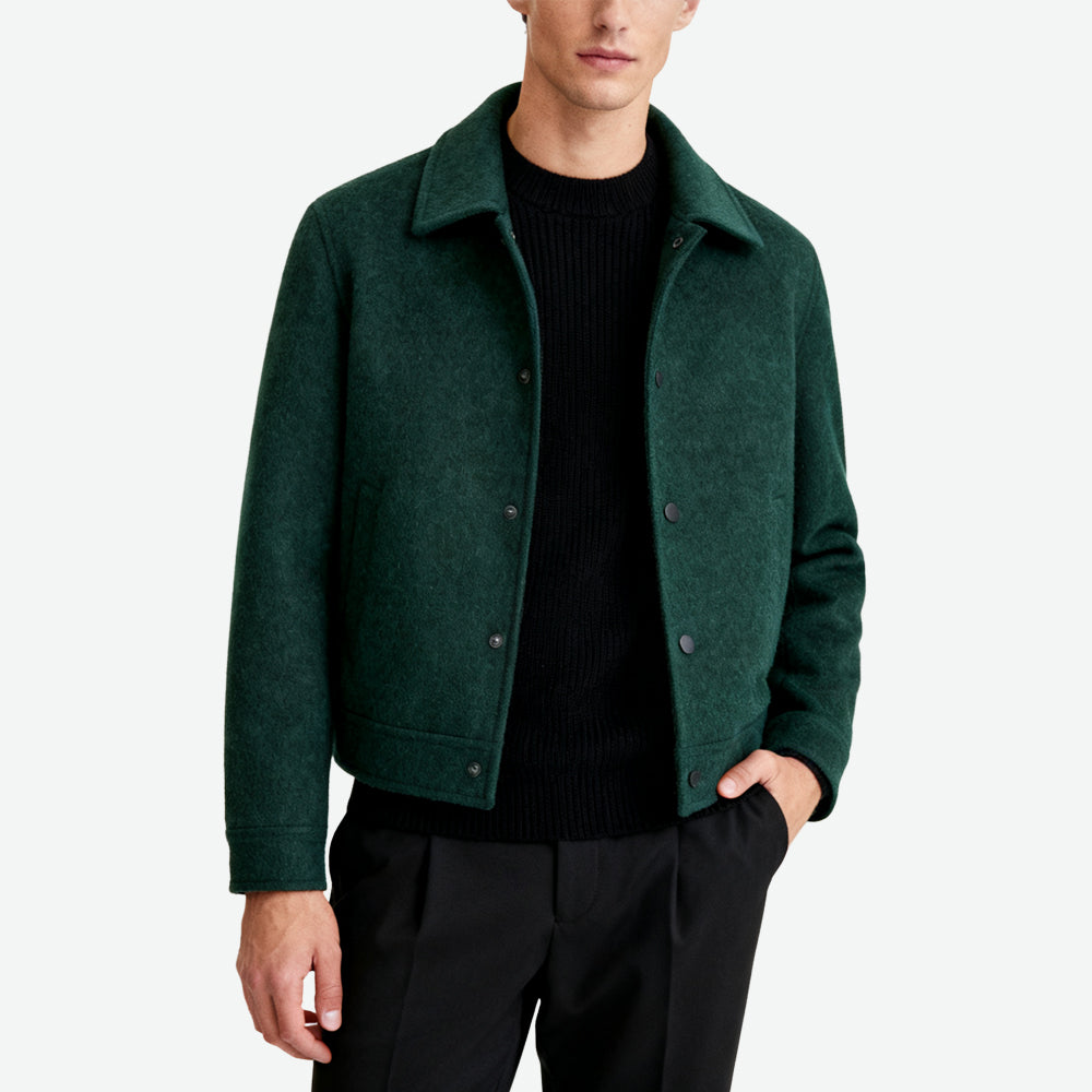 Lapel Men's High-End Casual Outerwear