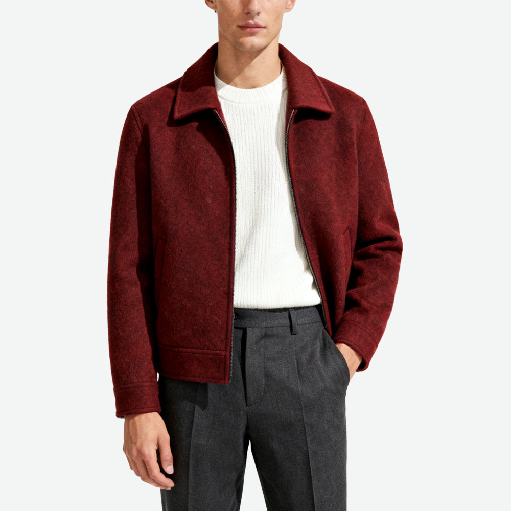 Lapel Men's Elegant High-End Outerwear