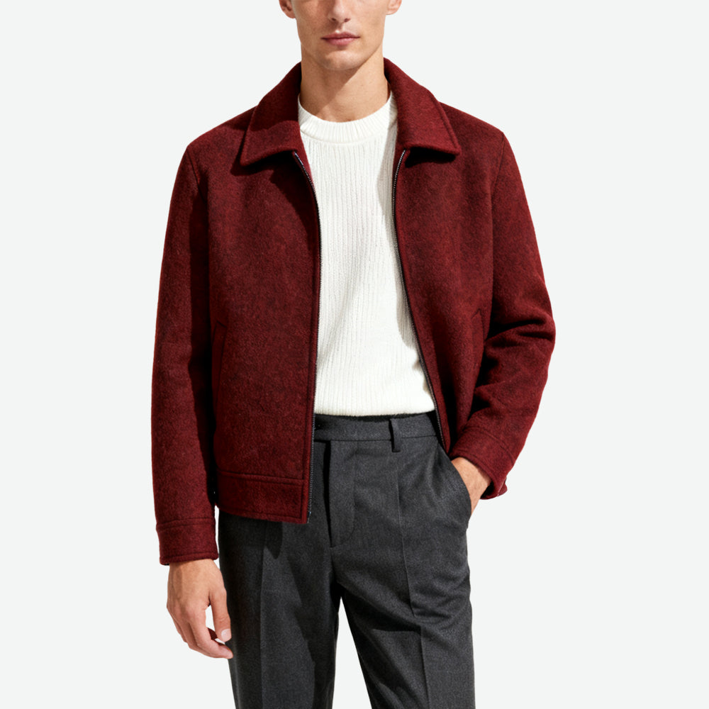 Lapel Men's Elegant High-End Outerwear