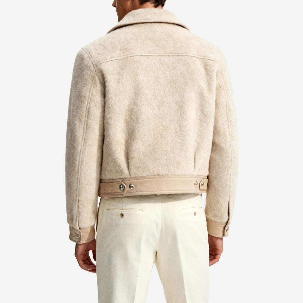 Men's High-End Fashionable Zip-Up Outerwear