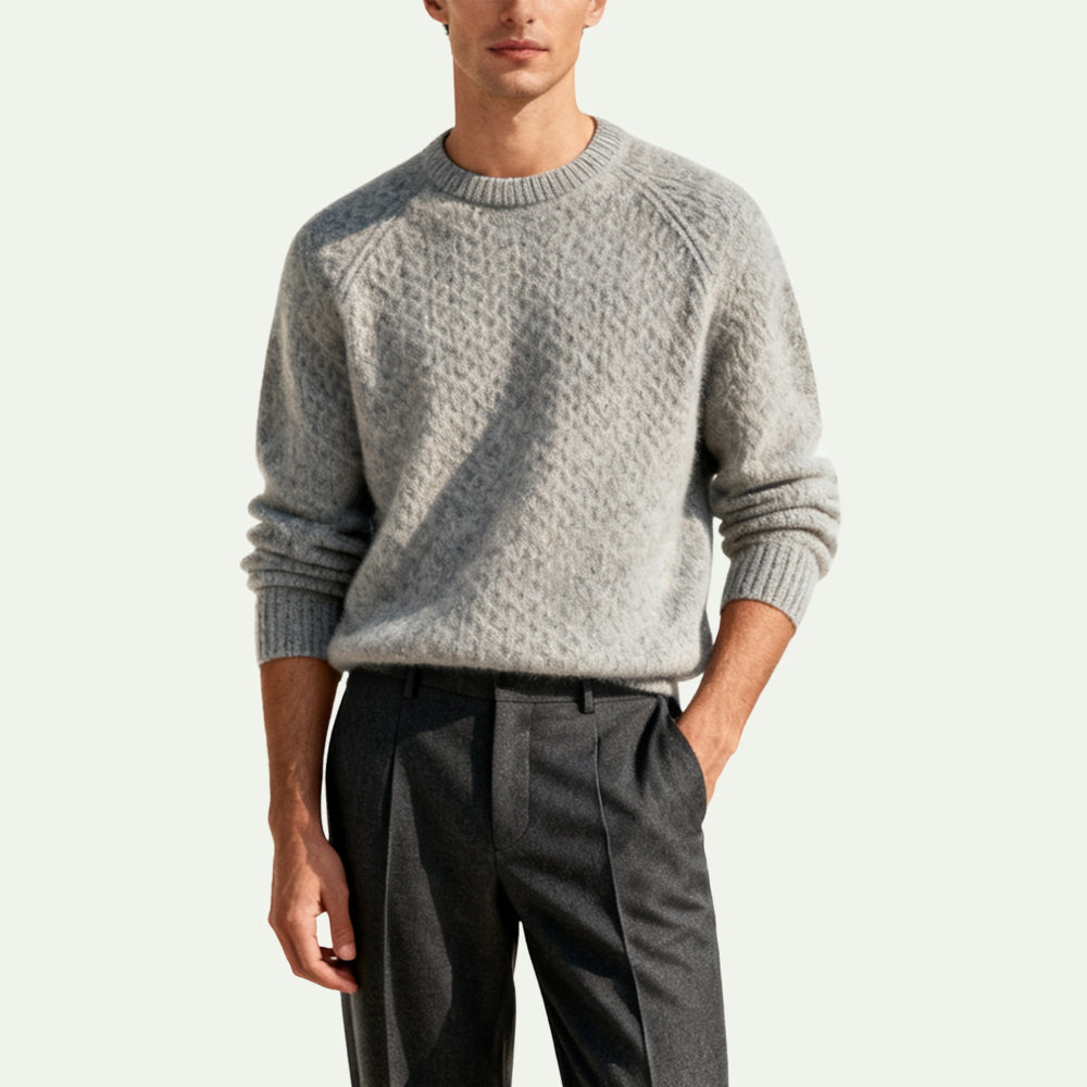Classic Crew Soft Neck Men's Pullover Sweater
