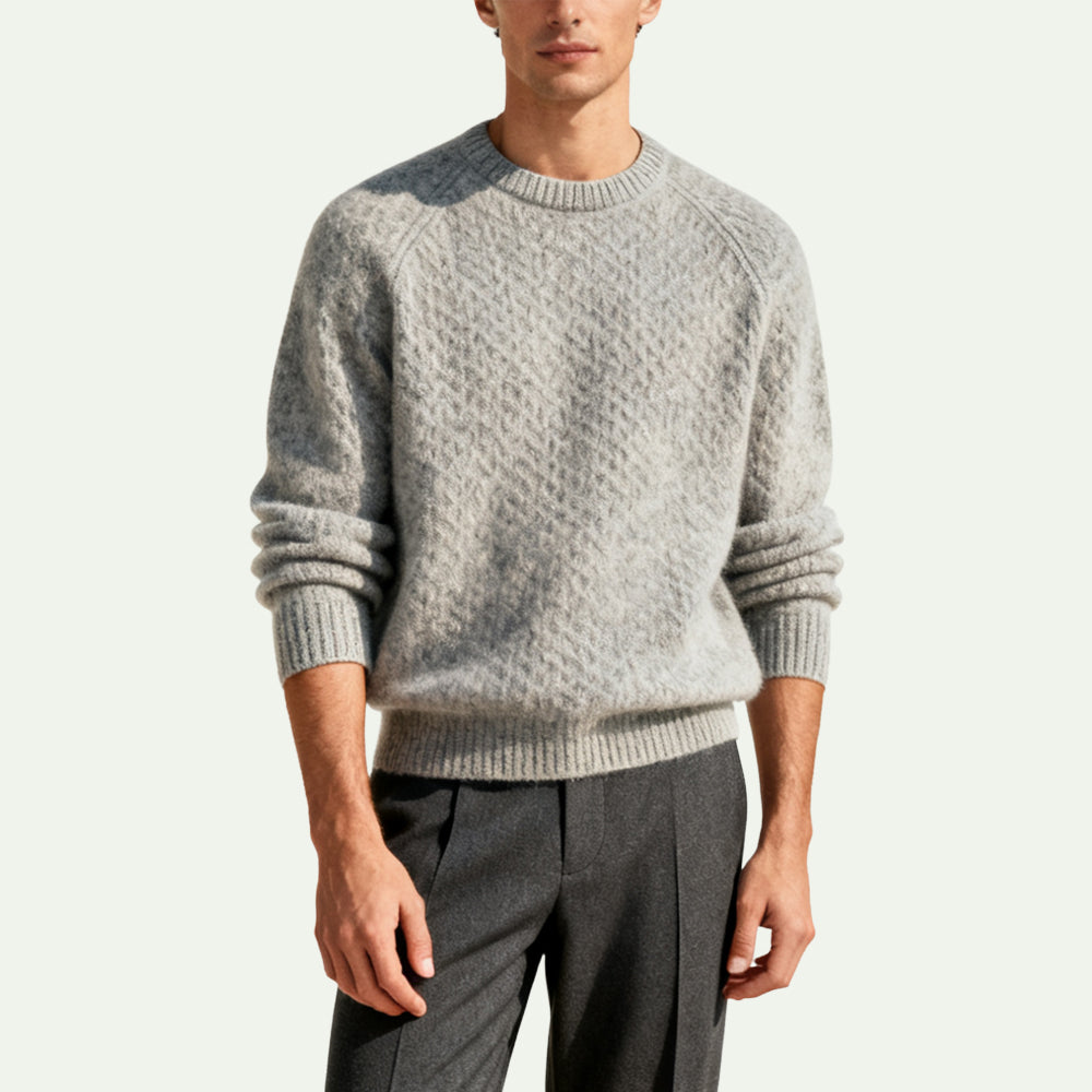 Classic Crew Soft Neck Men's Pullover Sweater