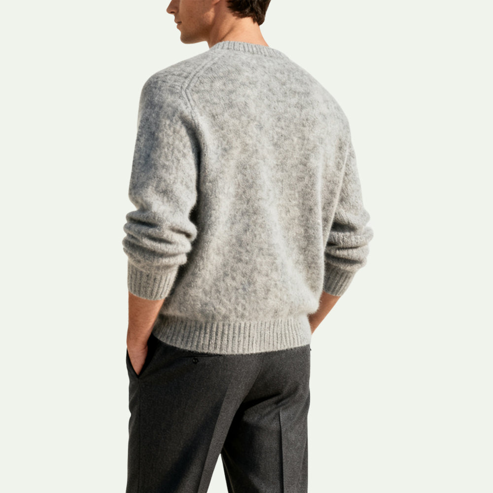 Classic Crew Soft Neck Men's Pullover Sweater