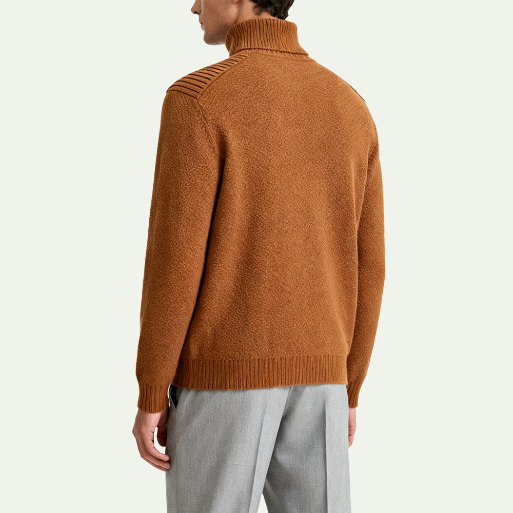 Fashionable Turtleneck Men's Pullover Sweater