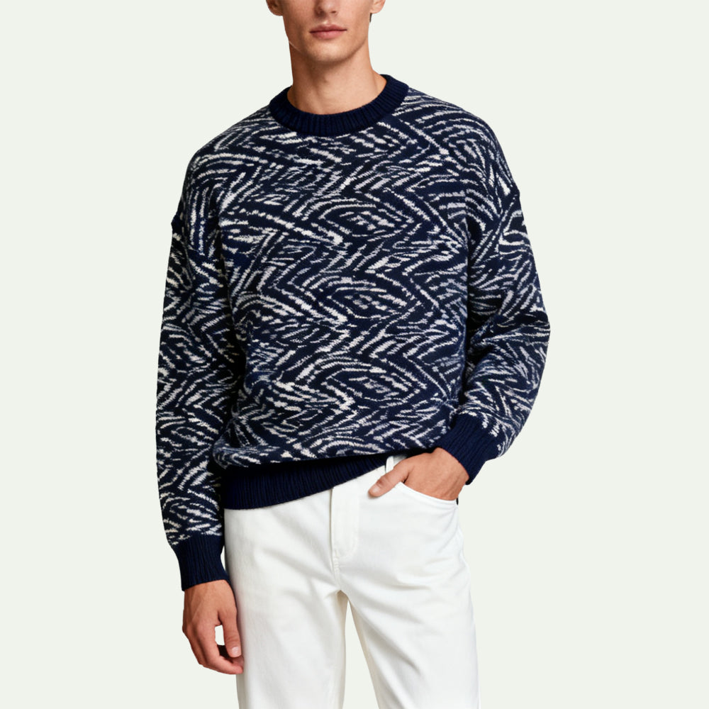 Stylish and Unique Men's Pullover Sweater