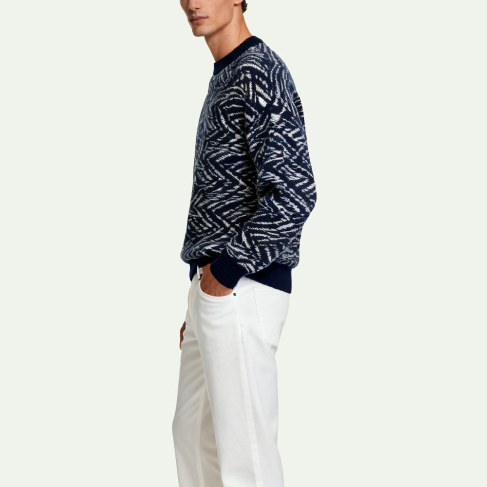 Stylish and Unique Men's Pullover Sweater
