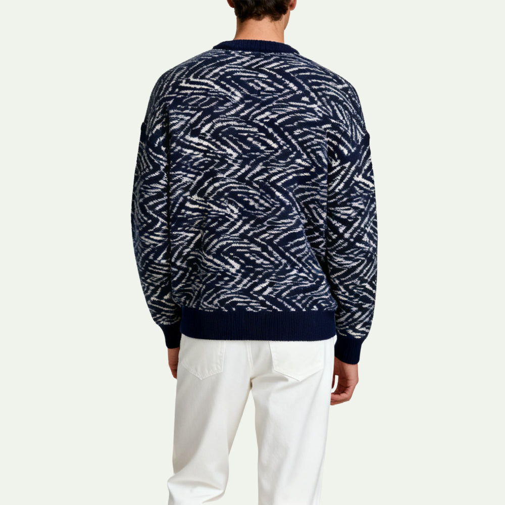 Stylish and Unique Men's Pullover Sweater