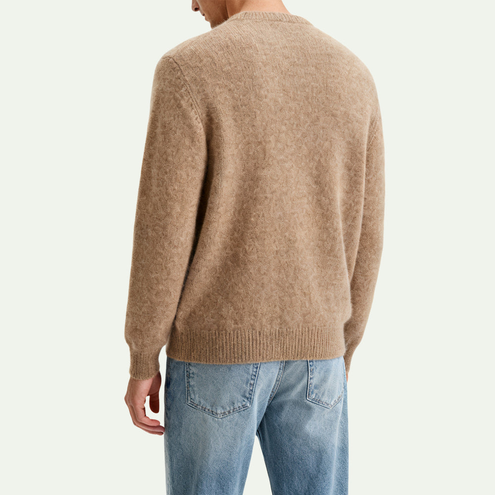 Simple Classic Crew Neck Men's Pullover Sweater