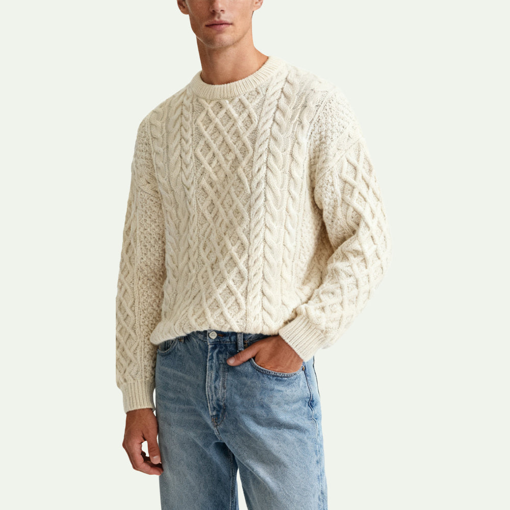 Classic and Comfortable Men's Pullover Sweater
