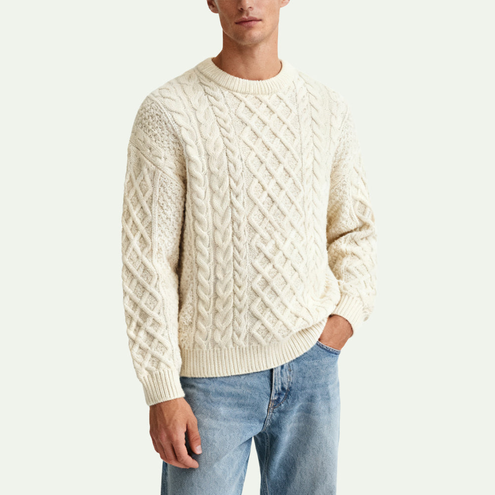 Classic and Comfortable Men's Pullover Sweater
