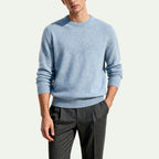 Classic Crew Neck Men's Pullover Sweater