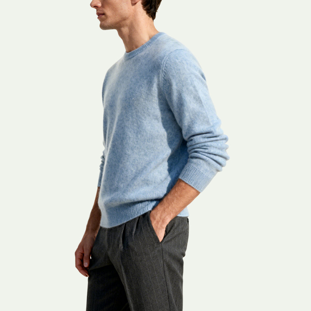 Classic Crew Neck Men's Pullover Sweater