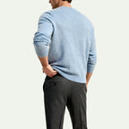 Classic Crew Neck Men's Pullover Sweater
