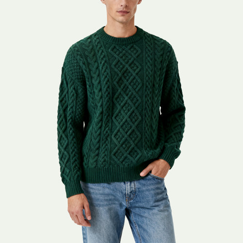 Argyle Pattern Men's Pullover Sweater