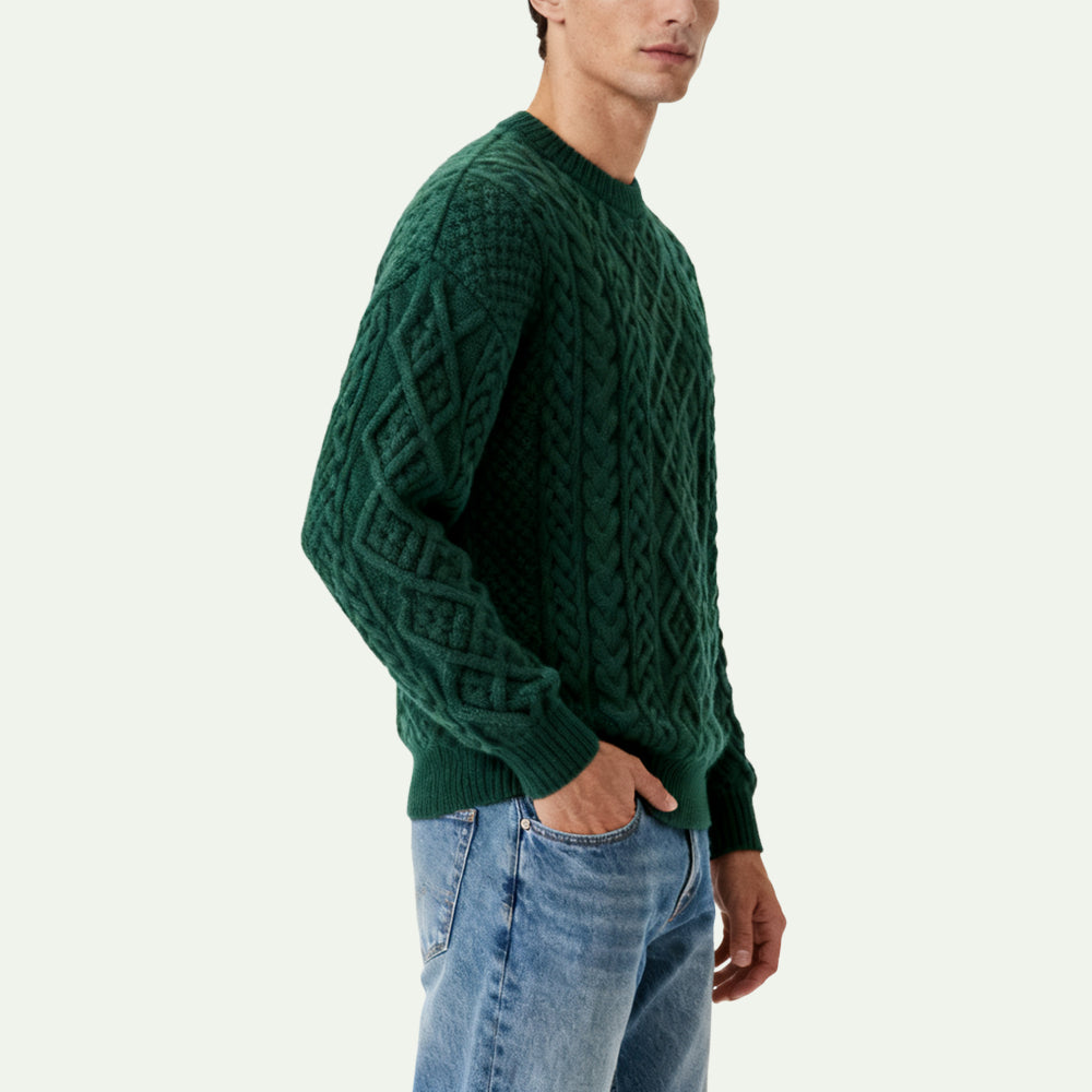 Argyle Pattern Men's Pullover Sweater