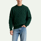 Retro Style Men's Pullover Sweater