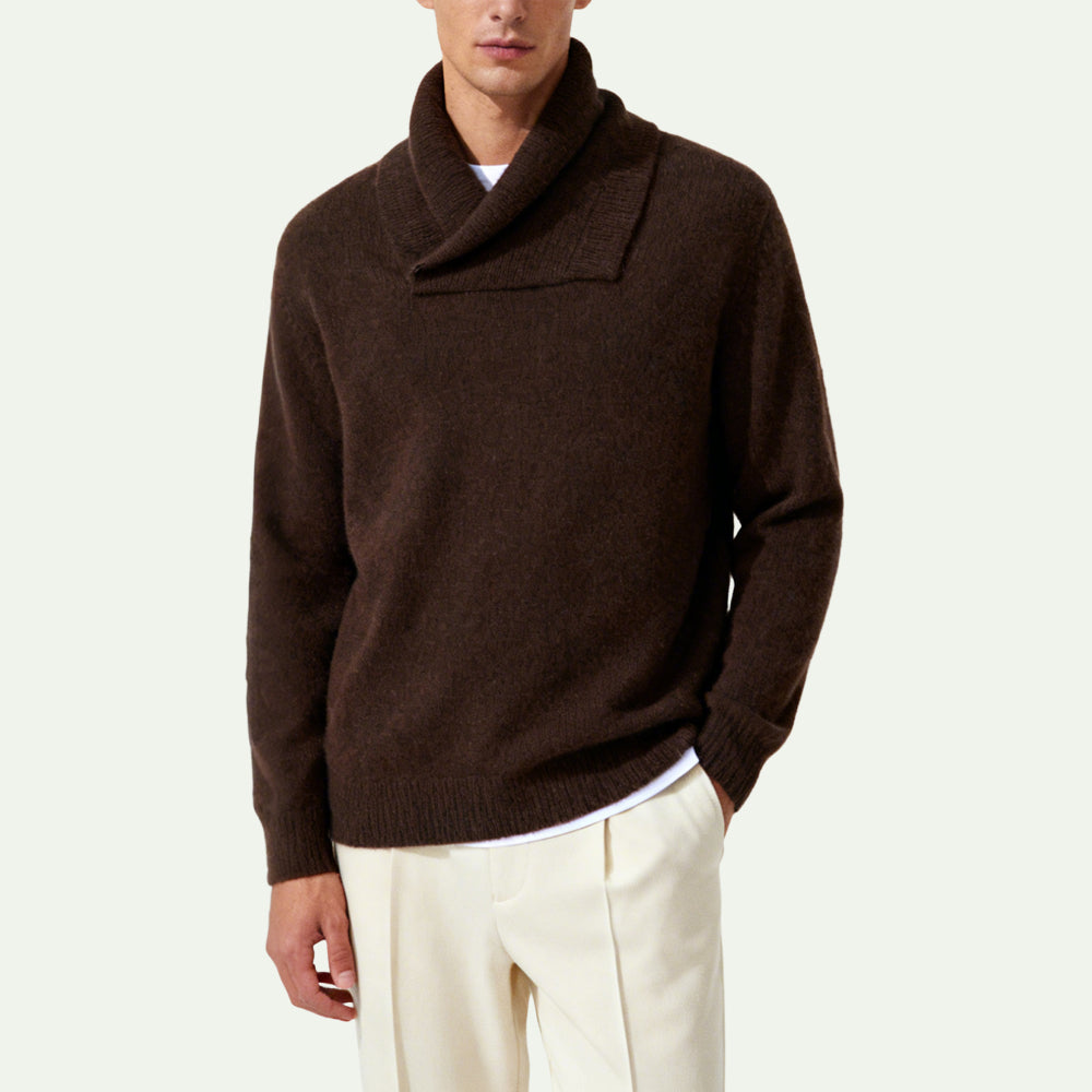 Simple Turtleneck Soft Men's Pullover Sweater