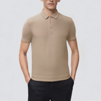 High quality slim fit short sleeve men's polo shirt