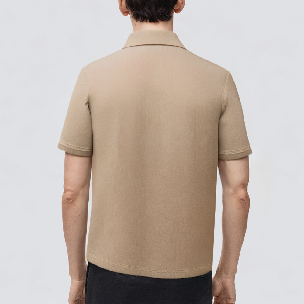 High quality slim fit short sleeve men's polo shirt