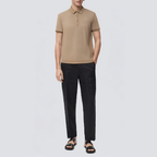 High quality slim fit short sleeve men's polo shirt